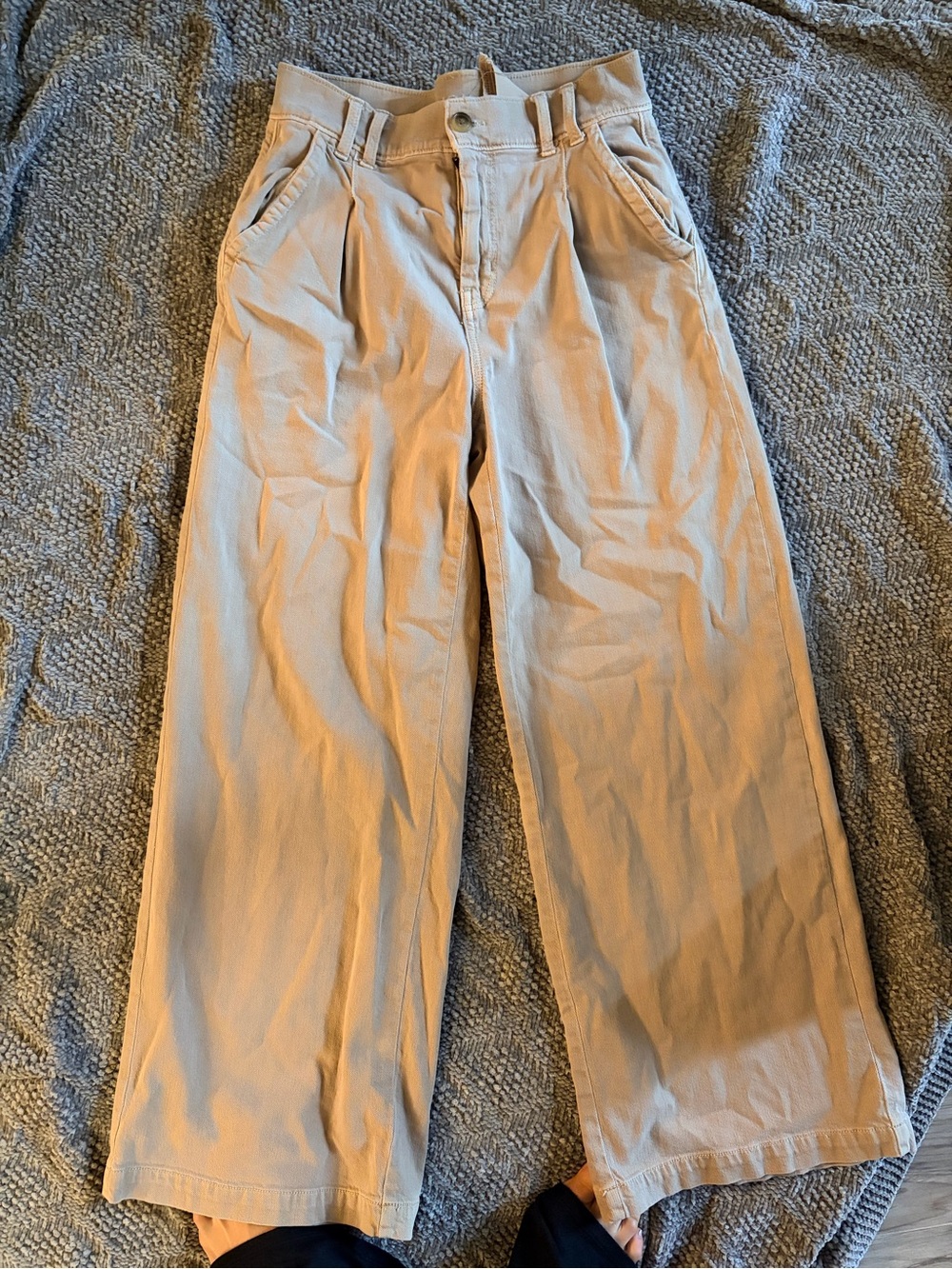 Women’s high waist Casual Wide-Leg Chino Pants